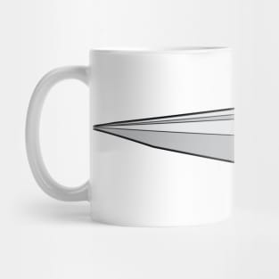 Origami Paperplane Paper plane simple minimal art Mug